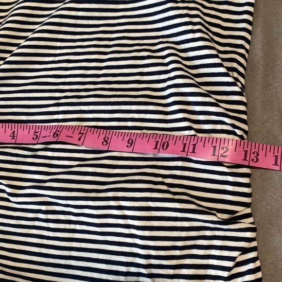 NWOT | Michael Kors | Black & White Stripe | Ruched | Long Sleeve | Top | Size:… - Picture 12 of 17